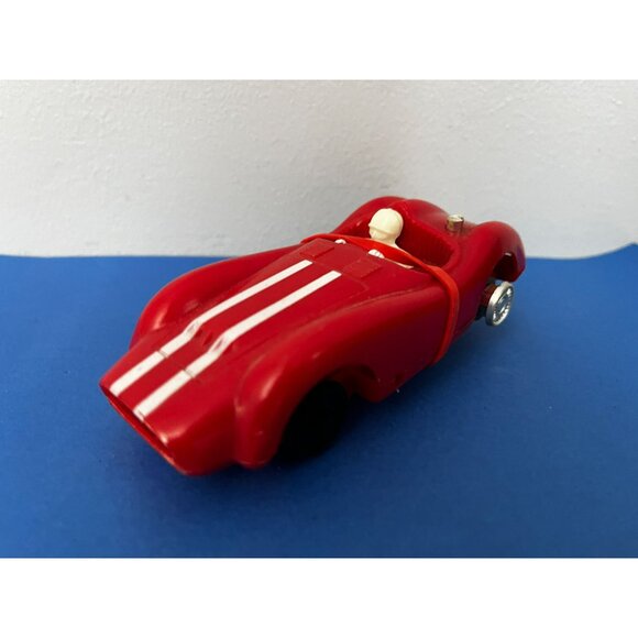 Vintage 1961 Eldon Ferrari Grand Prix Slot Car 1/32 Scale Red - Picture 8 of 10